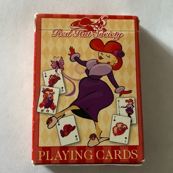 Red Hat Society playing cards - Picture 1 of 4